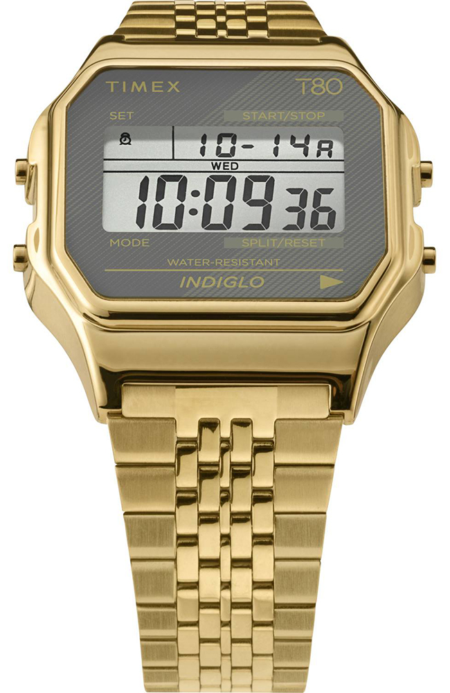Ladies Watch TIMEX T80 Gold Stainless Steel Bracelet TW2U93500   TIMEX WATCHES
