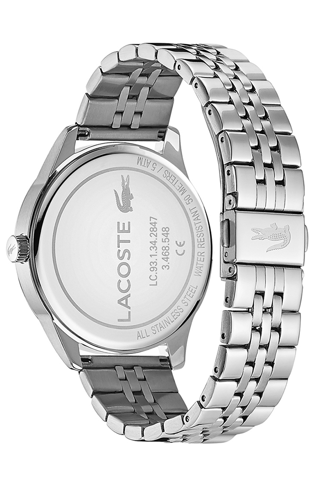 2011073 Silver - LACOSTE Bracelet Men\'s E-oro.gr LACOSTE Vienna WATCHES Stainless Watch Steel