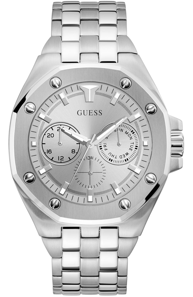 - Multifunction Steel Silver WATCHES GUESS Top E-oro.gr GUESS Men\'s Stainless Watch GW0278G1 Gun